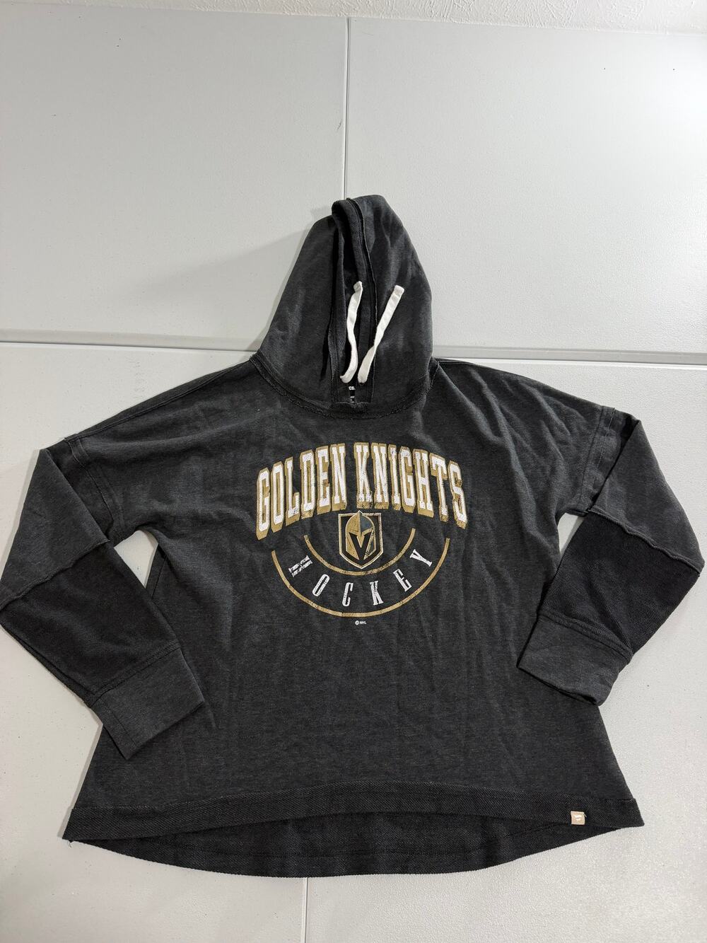 Fanatics Vegas Golden Knights Womens Hoodie S Charcoal Gray NHL Hockey Pullover